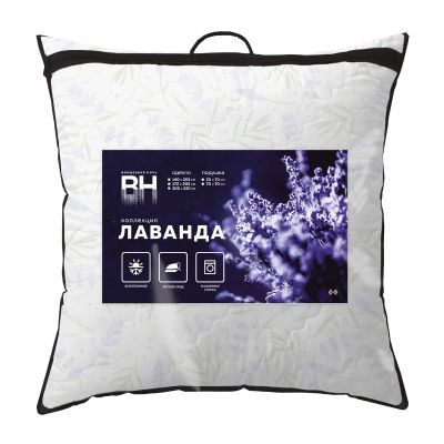 Подушка "Волшебная ночь" коллекция "Лаванда" 70*70см наполнитель:лаванда/полиэстер