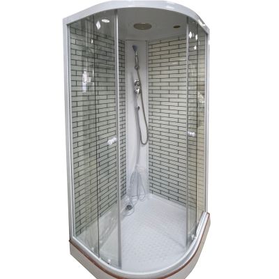 Душевая кабина 900x900x2100 мм, ODA 5020 Р белый кирпич б/с (90*90) н/п, Китай