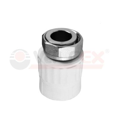 Муфта комбинированная с накидной гайкой PP-R D=32 мм x 1", Valfex