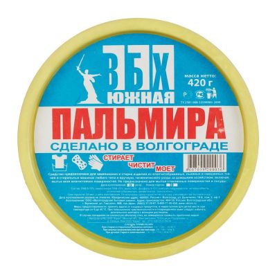 Средство моющее, синтетическое, пастообразное "Пальмира Южная" 420гр.