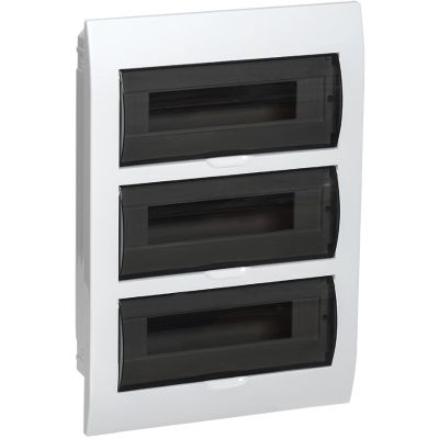 Бокс IEK ЩРВ-Пк 45 белый встараиваемый пластик KREPTA IP41 3 505х365х110 (MKP12-V-04-45-41)