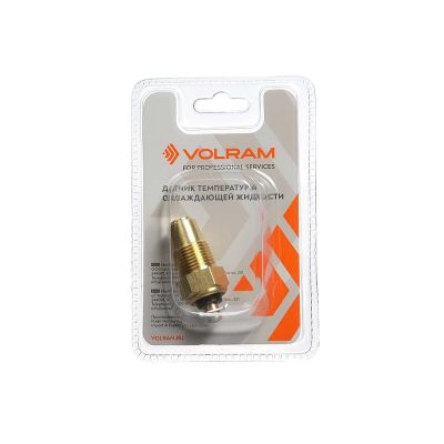 VR19216  ДАТЧИК УКАЗАТЕЛЯ ТЕМПЕРАТУРЫ ВОДЫ (под винт) "VOLRAM" (взамен ТМ100)