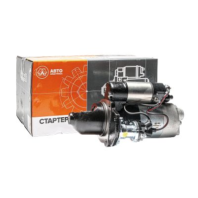 M100R2008SE AE  СТАРТЕР ВАЛДАЙ с двиг. ISF 3,8 Cummins (Камминз) 12 В. 6,0 кВт. 10 зуб. (редукторный) "АВТОЭЛЕКТРИКА" (взамен 5263797)