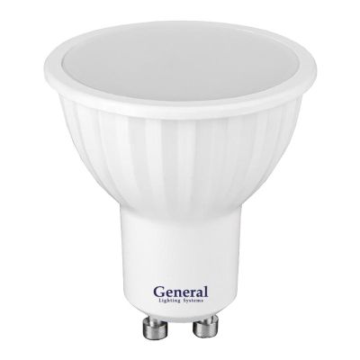 Лампа светодиодная General MR16 (рефлектор) 10 Вт GU10 4500К 630 Лм (661062)