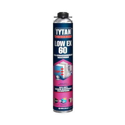 Пена монтажная профессиональная всесезонная 60 л, 750 мл, Tytan Professional "LowEx"