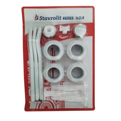 НАБОР "STAVROLIT" NKRKK D=1Х3/4 с 3 кронштейнами для радиатора (LP)