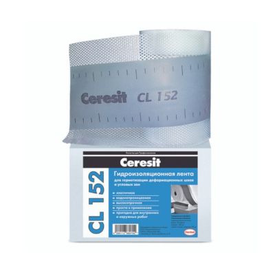 ЛЕНТА ГИДРОИЗОЛЯЦИОННАЯ СL 152,  120мм*10м Церезит