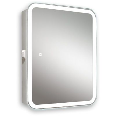 Зеркало "шкаф Фиджи Flip 60" 600x800 мм, с подсветкой, сенсорный выключатель, арт. LED-00002472, г. Нижний Новгород, Россия