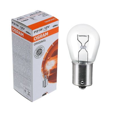 ЛАМПА (А12-21-3) (P21W 12V "OSRAM" 7506) УКАЗАТЕЛЕЙ ПОВОРОТОВ, СТОП-СИГНАЛОВ 12В