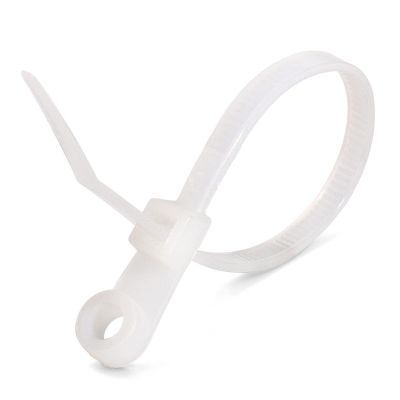 Хомут кабельный КСО 4x150 мм, белый, нейлон, (100 шт), Fortisflex, 80529