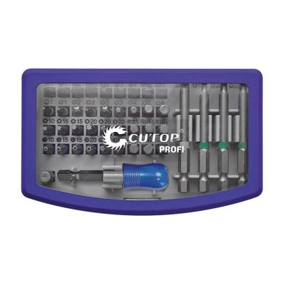 Набор бит в пластиковом боксе "Монтажный", cutop profi, 42 предмета, арт. 83-869