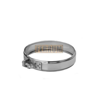 Хомут обжимной Ferrum, Ø210 мм, AISI 430/0,5 мм