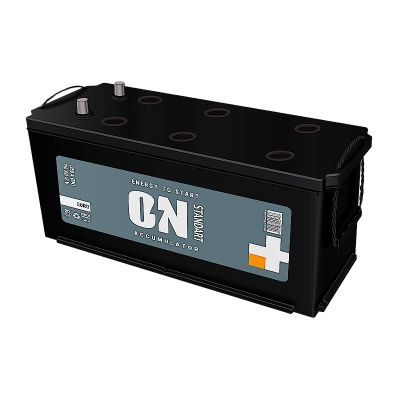 Аккумулятор 6СТ-190 R+ "ON Standart" зал., евро. поляр.,клем. с перех. под болт (ОН) (черный) (АКОМ)