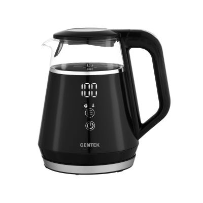 Электрочайник CENTEK CT- 0019, 1100 Вт, 1,0 л, черный