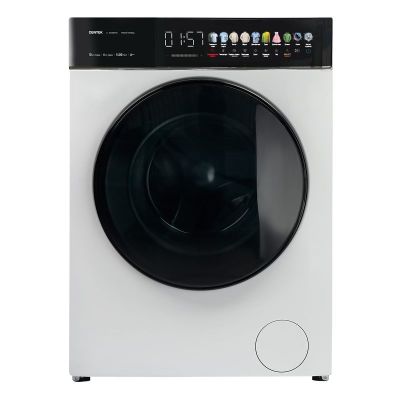 Стиральная машина Centek CT-1975 (10/6 кг, 1400 оборотов, с функцией сушки, пара, 52 см, прямой привод, цветной сенсор, A+++) белый