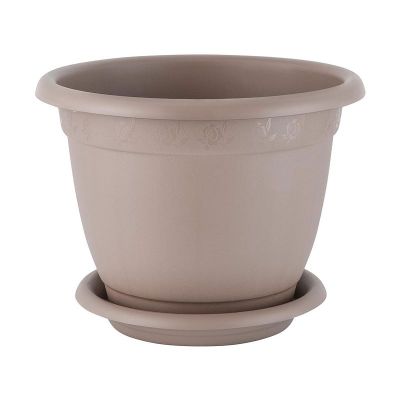 Горшок для цветов InGreen Aphrodite 210 мм, 2,9 л с подставкой №4 IG420411105 французский платан
