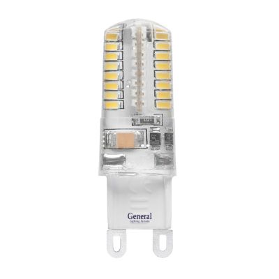Лампа светодиодная General JCD (капсула) 5 Вт G9 4500К 270 Лм (653900)