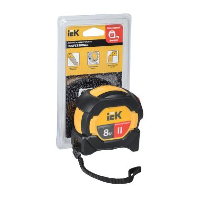 Рулетка измерительная PROFESSIONAL 8м IEK (TIR10-3-008)