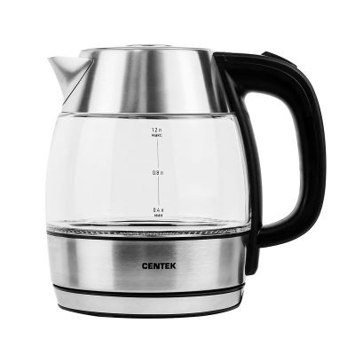 Электрочайник CENTEK CT- 0018, 1600 Вт, 1,2 л, прозрачный