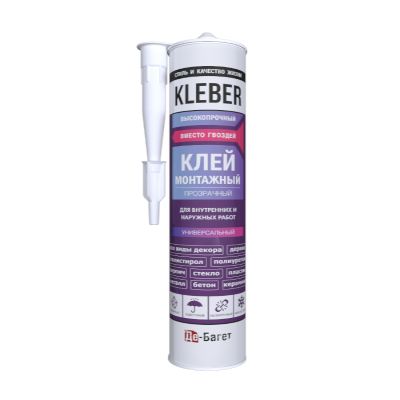 Клей монтажный KLEBER прозрачный, 300 мл 