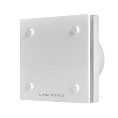 Вентилятор  настенный Royal Thermo RAFC 100 White d100, клапан