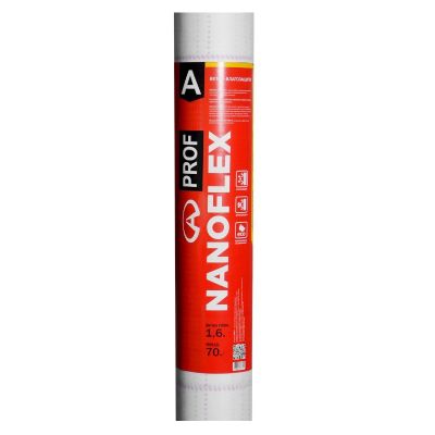 "Nanoflex PROF А" ветро-влагозащита (1 рул.-70м2) 80 гр/м2