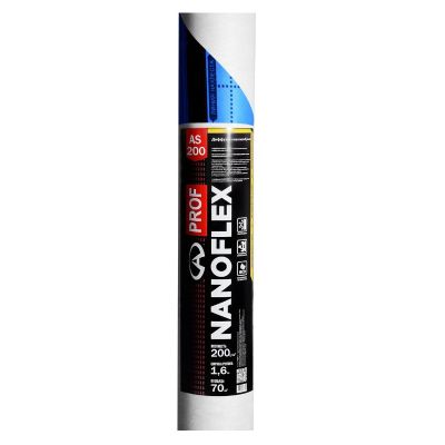 "Nanoflex АS 200" мембрана диффузионная трехслойная (1 рул.-70м2) 200 г/м2