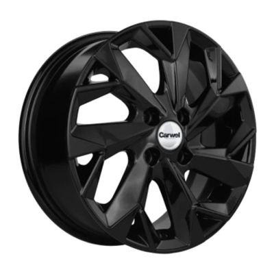Диск литой Carwel Ильмень 1508 6,0Jx15 4/100 ET50 D60,1 BL (черный), без крепежа, арт. 112540, (Карвел), (Vesta)