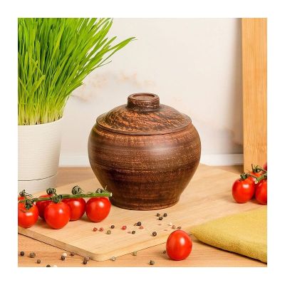 Горшок для жаркого №2 (Гладь) 0,7 л; высота - 14 см, ширина - 13 см, длина - 13 см 69-030/1