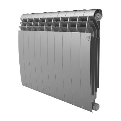 Радиатор биметаллический Royal Thermo Biliner Silver Satin/серебро 500/100, 10 секц.