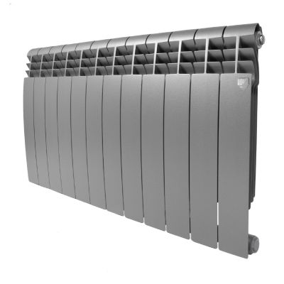 Радиатор биметаллический Royal Thermo Biliner Silver Satin/серебро 500/100, 12 секц.