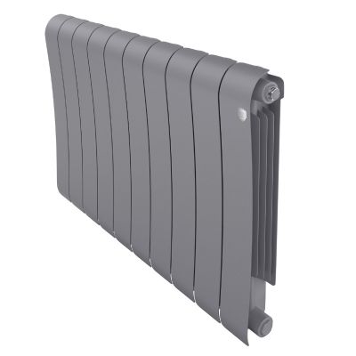 Радиатор биметаллический Royal Thermo Infinity Silver Satin/серебро 500/100, 10 секц.