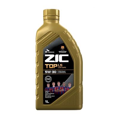 Масло моторное ZIC TOP LS, C3 SAE 5W30, 1 л, API SN, синтетическое