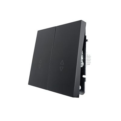 Выключатель ZIMA 704-4288-106QC 2КЛ проходной (без рамки) черный бархат с/у LEZARD 