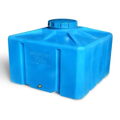 Бак для воды Aquaplast ПГ, 500 л, синий