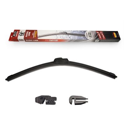 Щетка (400 мм) б/к стеклоочистителя БЕСКАРКАСНАЯ, всесезонная, крючок (AVS 16") ("AVS") Калина, Гранта и др. (43156)