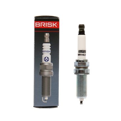 MR14LC-1 (11182-370701000) СВЕЧА ЗАЖИГАНИЯ (1 шт.) "BRISK" ДЛИННАЯ ЮБКА ВАЗ-2180 ВЕСТА (двигатели H4M/HR16, 11182), ВАЗ-2190 FL, ЛАРГУС (двигатель 11182), Х-РЭЙ (двигатели H4M/HR16)