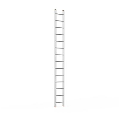 Лестница односекционная алюминиевая 1*14 ступеней САРАЙЛЫ-М Россия ТУ 9693-002-51298946-2009