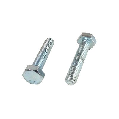 Болт М12x30 мм, цинк, полная резьба, ГОСТ 7798-70, ГОСТ 7805-70, DIN 931, Беларусь