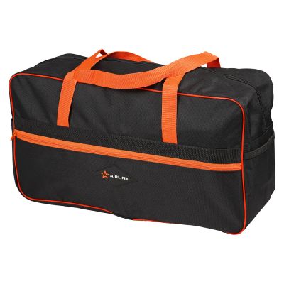 Сумка дорожная автомобильная, большая (54*29*20 см), черн./оранж. ("AIRLINE") AR-BAG-02