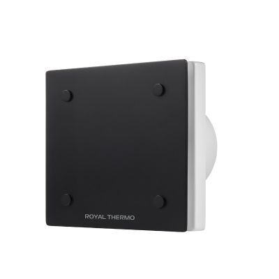 Вентилятор  настенный Royal Thermo RAFC 100 Black d100, клапан