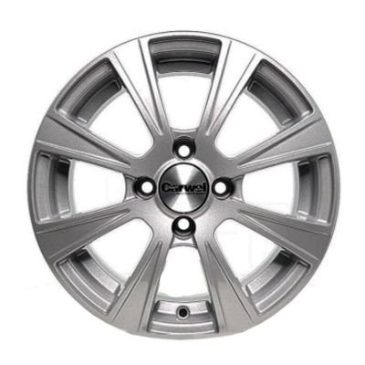 Диск литой Carwel Йота 113 5,5Jx14 4/98 ET35 D58,5 SB (серебристый-металлик), без крепежа, арт. 101623, (Карвел)