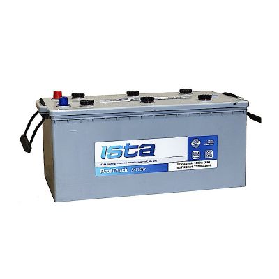 Аккумулятор 6СТ-225 R+ "ISTA Professional Truck" зал. обр. поляр. (Турция) (иста)