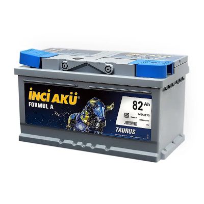 Аккумулятор 6СТ-82 R+ "INCI Aku FormulA" низкий, зал.,обр. поляр., (Турция)  (Инчи) (85)
