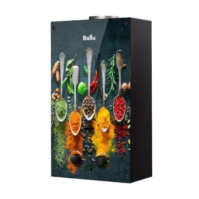 Газовый водонагреватель Ballu GWH 10 Fiery Glass Curry (колонка)