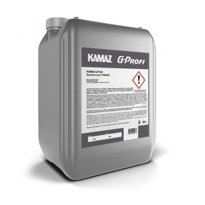 Масло трансмиссионное KAMAZ G-Profi  Service Line 253640006 Z SAE 75W80, 20 л, GL-4 (ТМ-4), синтетическое, для МКПП
