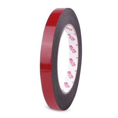 Скотч двухсторонний (12 мм / 5,0 м.) ("AVS") SCH-020 (лента клейкая двусторонняя) A07721S