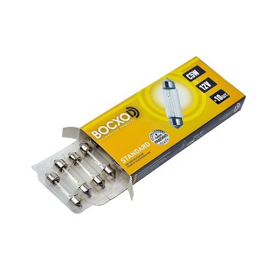 ЛАМПА (АС12-5) (C5W 12 V "ВОСХОD" 82580) СОФИТНАЯ (освещения номера, салона, 41 мм.) 12В. 5 W