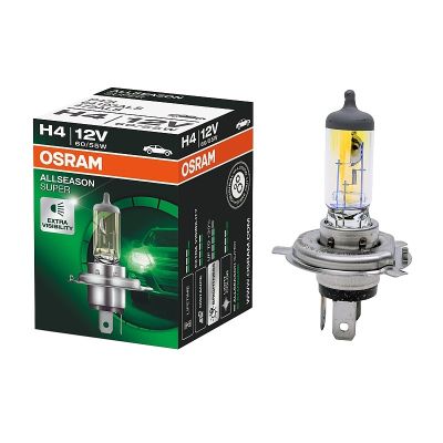 ЛАМПА Н4 (12V-60/55W) "OSRAM" 64193 ALS  (1шт.) (43 цоколь) 12В