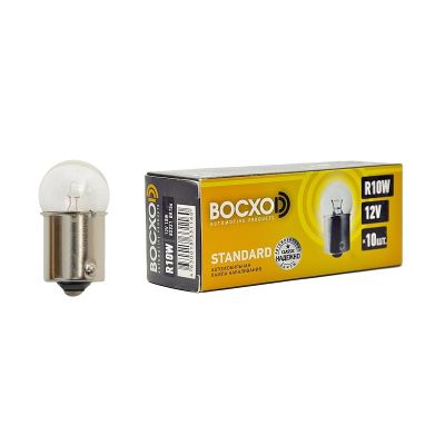 ЛАМПА (А12-10) (R10W 12 V "ВОСХОD" 82221) ГАБАРИТОВ, СТОП-СИГНАЛОВ 12В.